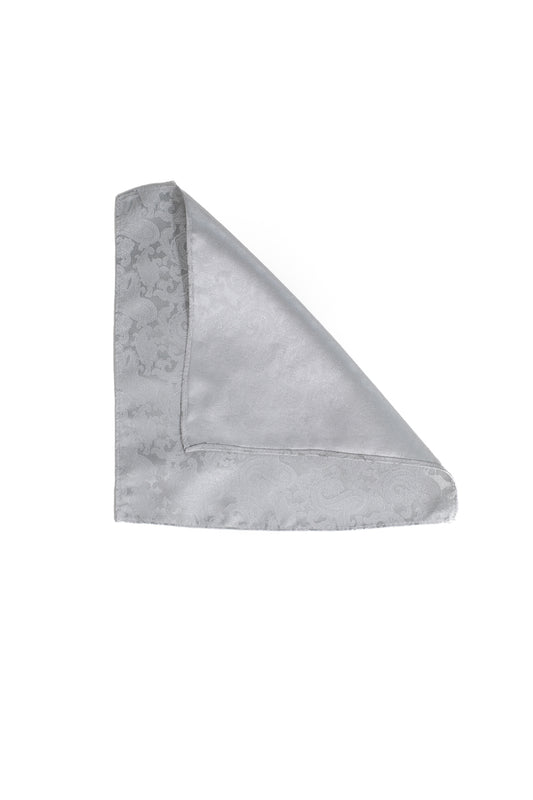 Lenço Estampado - Prata