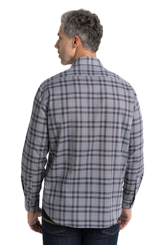 Camisa Colarinho Italiano Easy Iron - Grafite