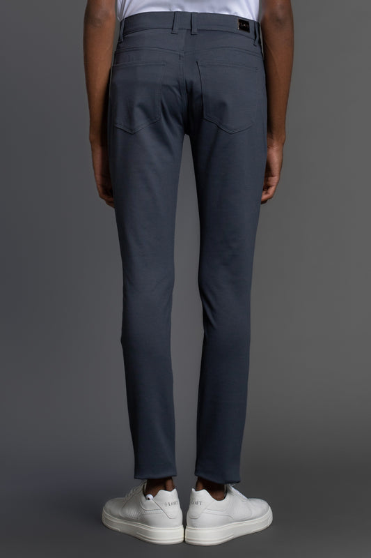 Calça Malha 5 Bolsos - Grafite