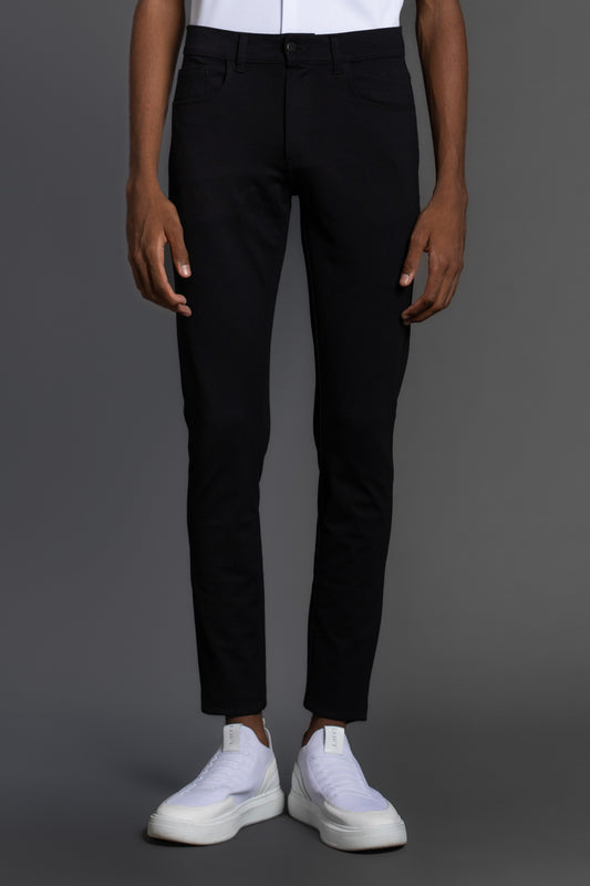 Calça Malha 5 Bolsos - Preto