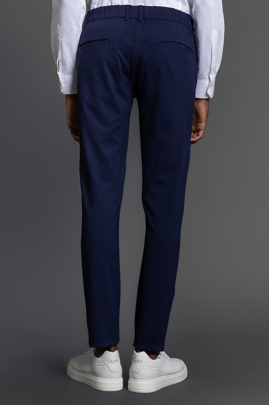 Calça Malha Clássica - Marinho