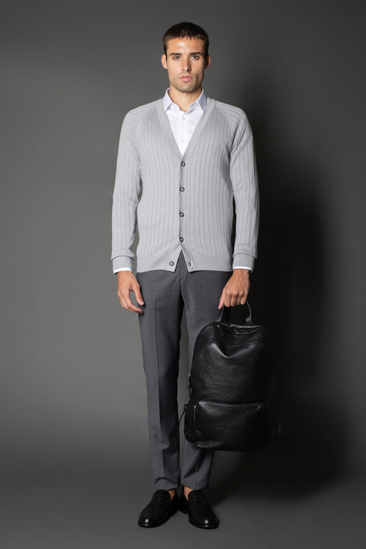 Calça Social Bolso Faca Slim Regulador Cós - Chumbo