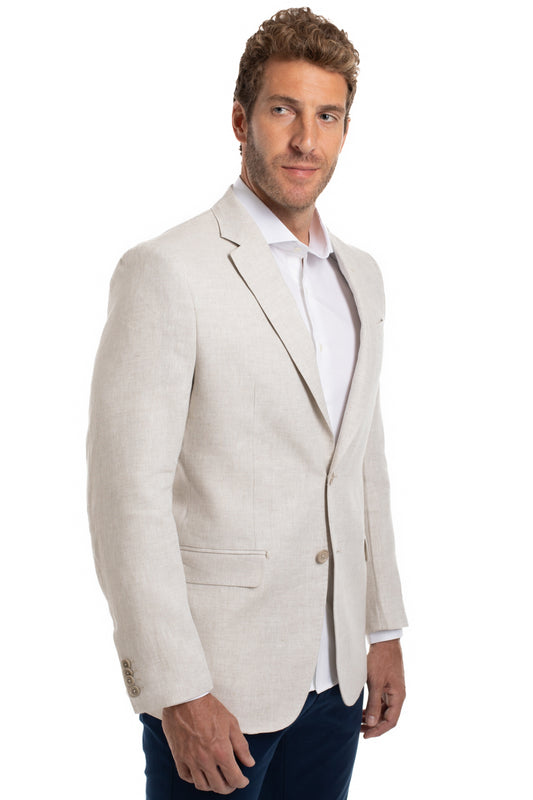 Paletó Linho Classic - Areia