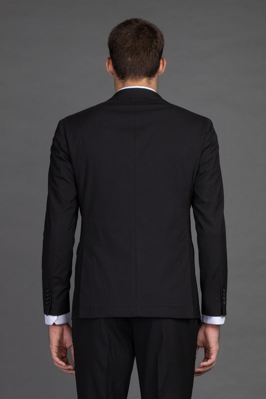 Terno Com Forro Slim Fantasia - Preto