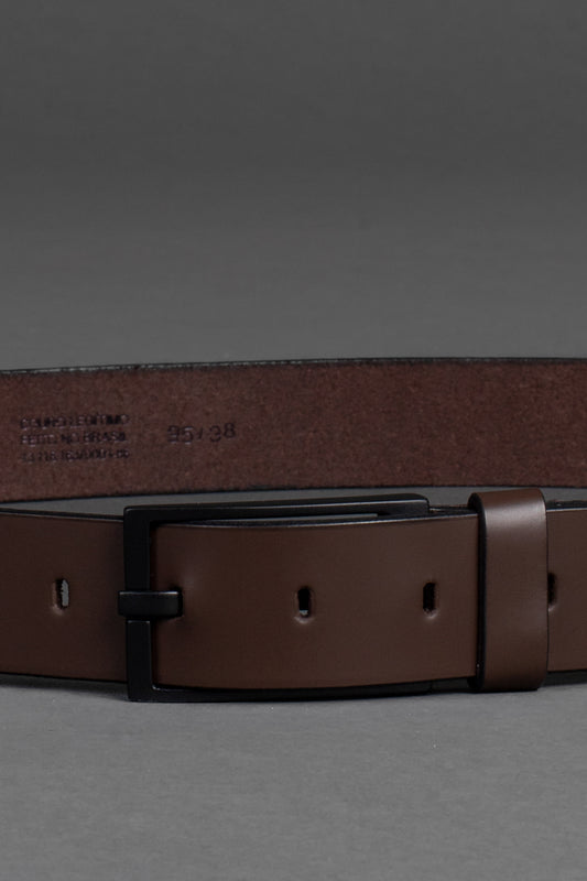 Cinto de Couro - Cafe