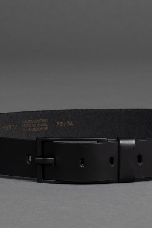 Cinto de Couro - Preto