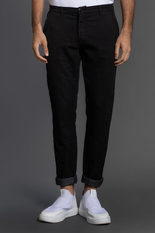 Calça Chino Clássica - Preto