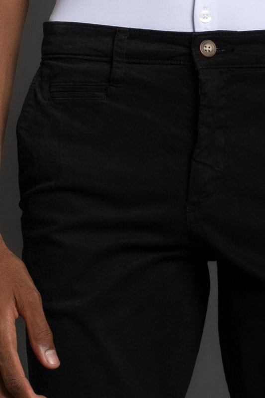 Calça Chino Clássica - Preto