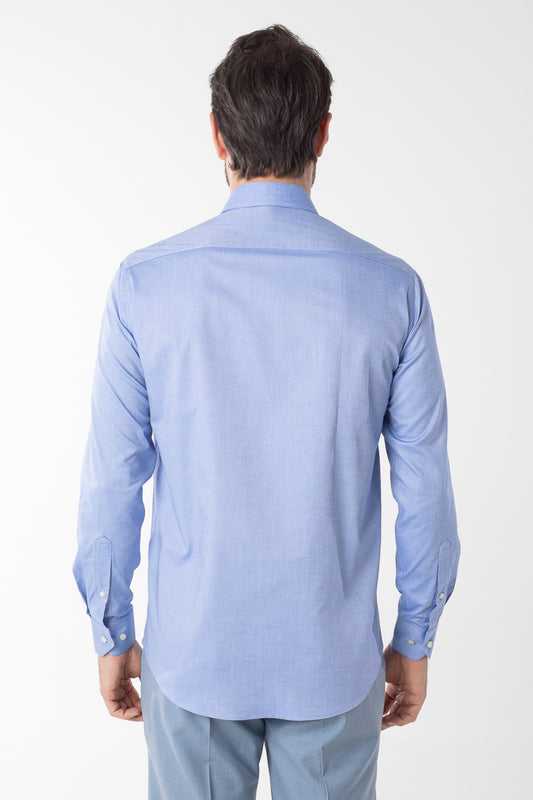 Camisa Social Lisa Oro - Azul Jeans