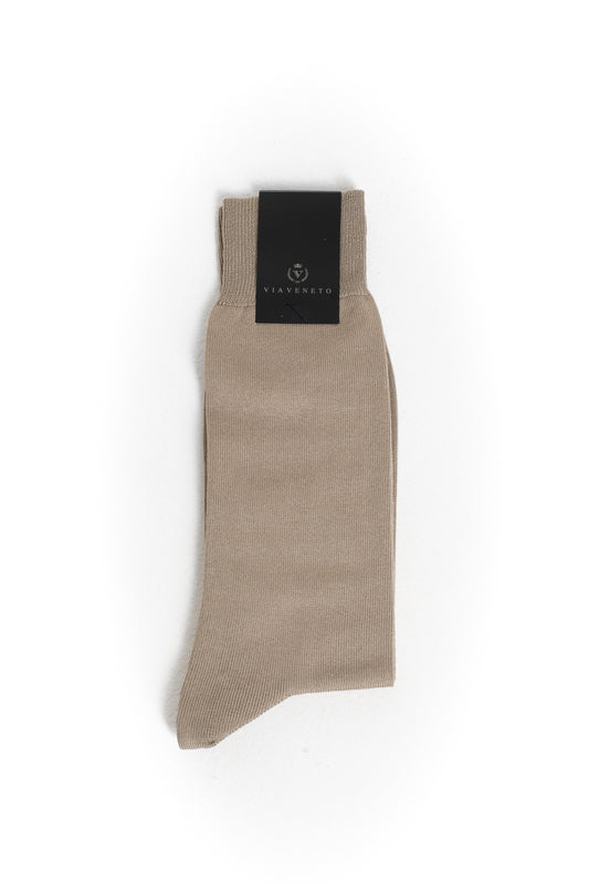 Meia Social De Algodão - Khaki
