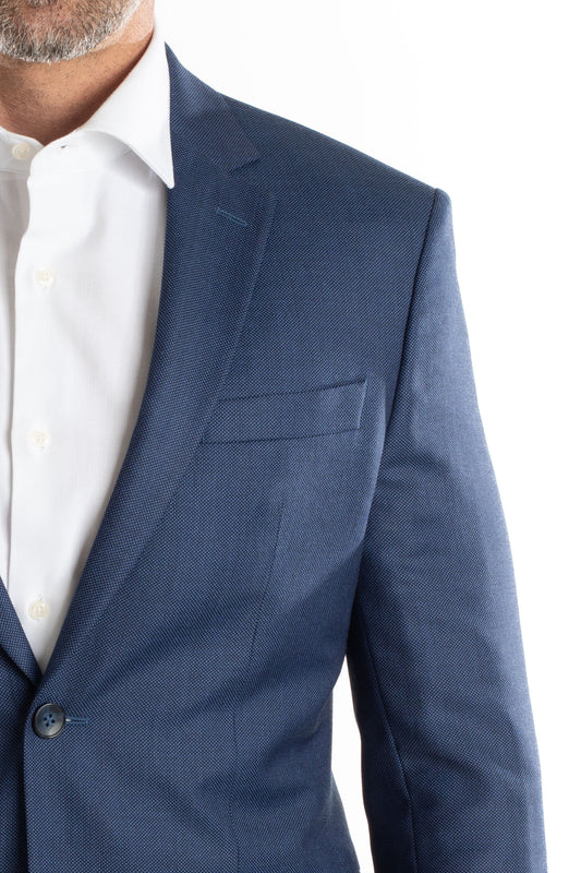 Paleto Fantasia Slim Canonico - Azul.