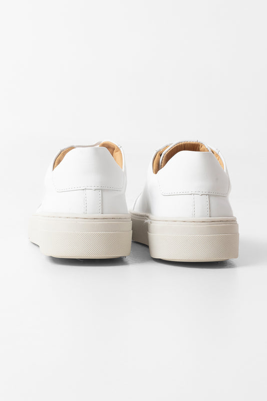 Tênis Coliseo em Couro com Elástico - Branco