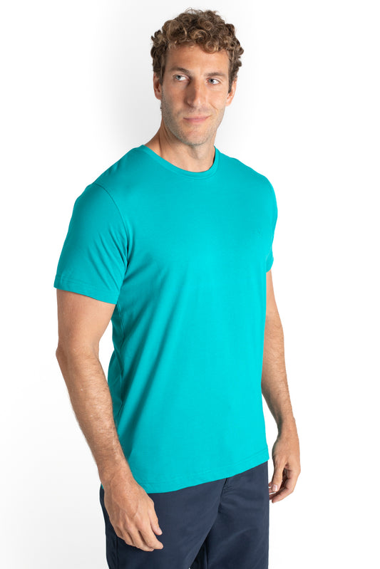 Camiseta Careca Lisa - Turquesa