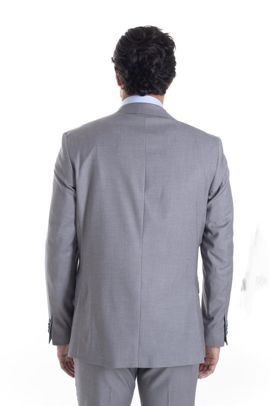 Terno Liso Liverpool Com Stretch - Cinza