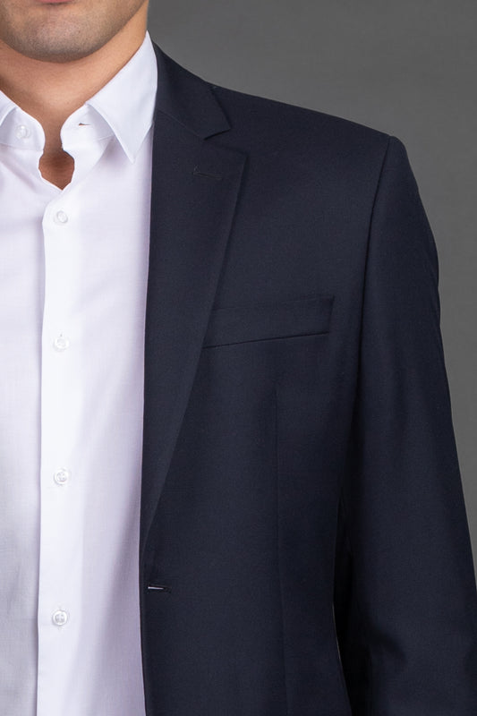 Terno Com Forro Slim Fantasia - Marinho Noite