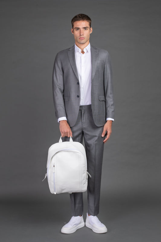 Terno Sem Forro Slim Super 120 - Cinza